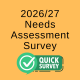 Yellow square image of 2026/27 Needs Assessment Survey